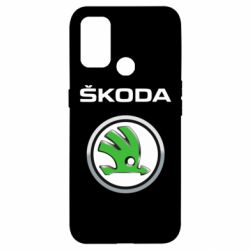 Чехол для Oppo A53/A32/A33 Skoda Logo 3D - PrintSalon