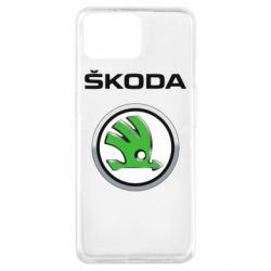 Чехол для Oppo A73 Skoda Logo 3D - PrintSalon
