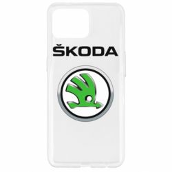 Чехол для Oppo Reno 4 Lite Skoda Logo 3D - PrintSalon