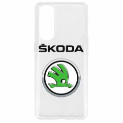 Чехол для Oppo Reno 4 Pro Skoda Logo 3D - PrintSalon