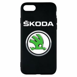 Чехол для iPhone 7 Skoda Logo 3D - PrintSalon