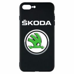 Чехол для iPhone 7 Plus Skoda Logo 3D - PrintSalon