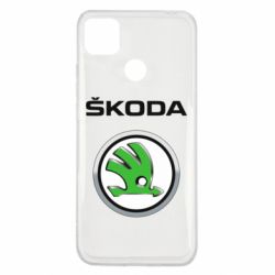 Чехол для Xiaomi Redmi 9c Skoda Logo 3D - PrintSalon