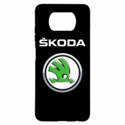 Чехол для Xiaomi Poco X3 Skoda Logo 3D - PrintSalon