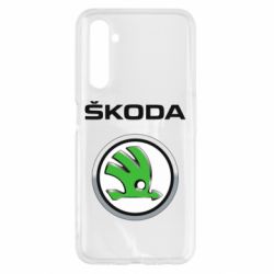 Чехол для Realme 6 Skoda Logo 3D - PrintSalon