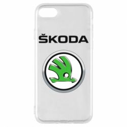 Чехол для iPhone 8 Skoda Logo 3D - PrintSalon