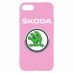 Чехол для iPhone SE 2022 Skoda Logo 3D - PrintSalon