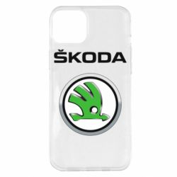 Чехол для iPhone 14 Plus Skoda Logo 3D - PrintSalon