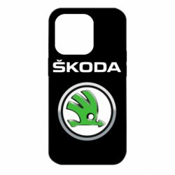 Чехол для iPhone 14 Pro Skoda Logo 3D - PrintSalon