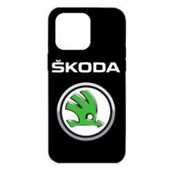 Чехол для iPhone 14 Pro Max Skoda Logo 3D - PrintSalon