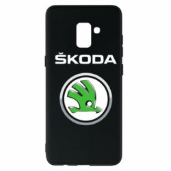 Чехол для Samsung A8+ 2018 Skoda Logo 3D - PrintSalon