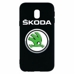 Чехол для Samsung J3 2017 Skoda Logo 3D - PrintSalon