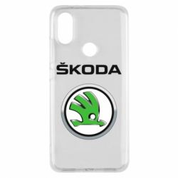 Чехол для Xiaomi Mi A2 Skoda Logo 3D - PrintSalon