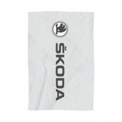 Полотенце с принтом Skoda logo - PrintSalon