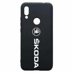 Чехол для Xiaomi Redmi 7 Skoda logo - PrintSalon