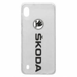 Чехол для Samsung A10 Skoda logo - PrintSalon