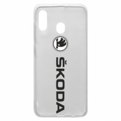 Чехол для Samsung A30 Skoda logo - PrintSalon