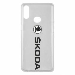 Чехол для Samsung A10s Skoda logo - PrintSalon