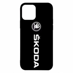 Чехол для iPhone 12 Skoda logo - PrintSalon