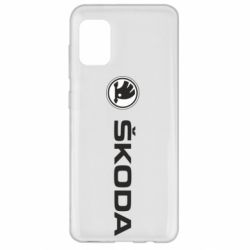 Чехол для Samsung A31 Skoda logo - PrintSalon