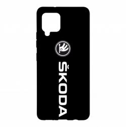 Чехол для Samsung A42 5G Skoda logo - PrintSalon