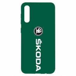 Чехол для Samsung A50 Skoda logo - PrintSalon