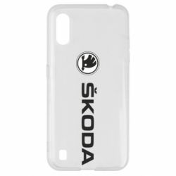 Чехол для Samsung A01/M01 Skoda logo - PrintSalon