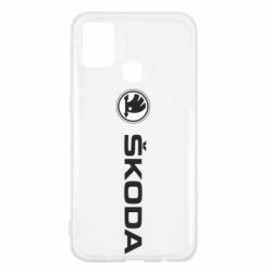 Чехол для Samsung M31 Skoda logo - PrintSalon