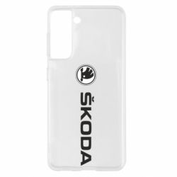 Чехол для Samsung S21 Skoda logo - PrintSalon