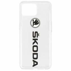 Чехол для Oppo Reno 4 Lite Skoda logo - PrintSalon