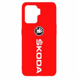 Чехол для Oppo Reno 5 Lite Skoda logo - PrintSalon