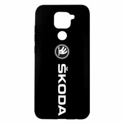 Чехол для Xiaomi Redmi Note 9/Redmi 10X Skoda logo - PrintSalon