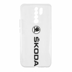 Чехол для Xiaomi Redmi 9 Skoda logo - PrintSalon