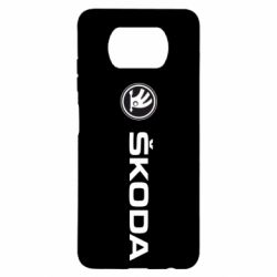 Чехол для Xiaomi Poco X3 Skoda logo - PrintSalon
