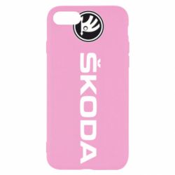 Чехол для iPhone SE 2022 Skoda logo - PrintSalon