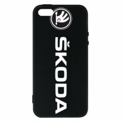 Чехол для iPhone5/5S/SE Skoda logo - PrintSalon