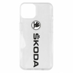 Чехол для iPhone 14 Skoda logo - PrintSalon