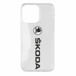 Чехол для iPhone 14 Pro Max Skoda logo - PrintSalon