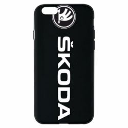 Чехол для iPhone 6/6S Skoda logo - PrintSalon
