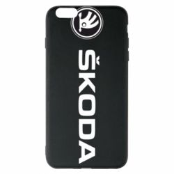 Чехол для iPhone 6 Plus/6S Plus Skoda logo - PrintSalon