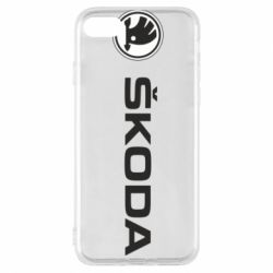 Чехол для iPhone 7 Skoda logo - PrintSalon