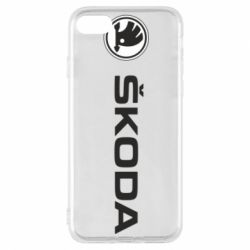 Чехол для iPhone 8 Skoda logo - PrintSalon