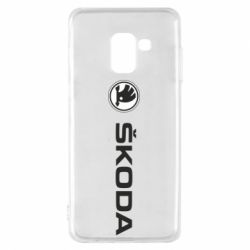 Чехол для Samsung A8 2018 Skoda logo