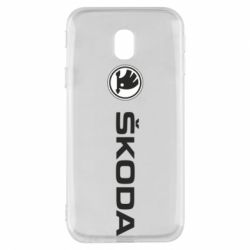 Чехол для Samsung J3 2017 Skoda logo - PrintSalon
