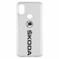 Чехол для Xiaomi Mi A2 Skoda logo - PrintSalon