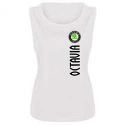 Женская майка Skoda Octavia - PrintSalon