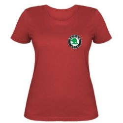 Женская футболка Skoda Small - PrintSalon