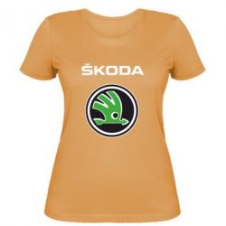 Женская футболка Skoda - PrintSalon
