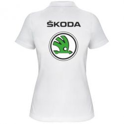 Женское поло Skoda - PrintSalon
