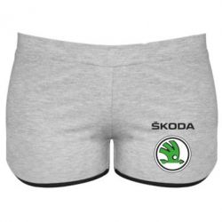 Женские шорты Skoda - PrintSalon